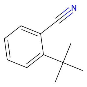 Benzonitrile, 2-(1,1-dimethylethyl)- structure