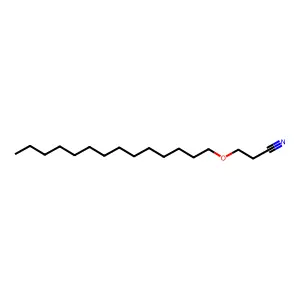 Propanenitrile, 3-(tetradecyloxy)- structure