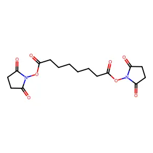 N-Hydroxysuccinimide suberic acid ester structure