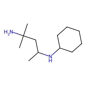 2,4-Pentanediamine, N2-cyclohexyl-4-methyl- structure