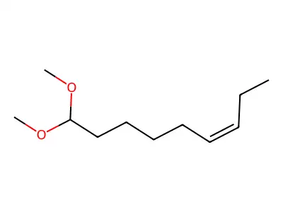 (Z)-6-nonen-1-al dimethyl acetal structure
