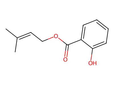 Prenyl salicylate structure