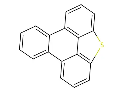 Triphenyleno(4,5-bcd)thiophene structure