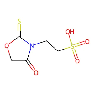 3-Ethyl-4-oxo-2-sulfanylidene-1,3-oxazolidine-5-sulfonic acid structure