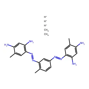 Bismark Brown R phosphomolybdate structure