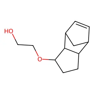 Ethanol, 2-((3a,4,7,7a,?,?-hexahydro-4,7-methano-1H-indenyl)oxy)- structure