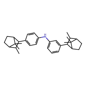Di(isobornylphenyl)amine structure