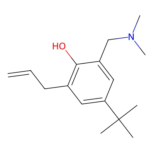 4-Tert-butyl-2-[(dimethylamino)methyl]-6-(prop-2-en-1-yl)phenol structure