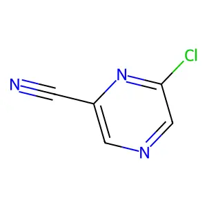 6-Chloropyrazine-2-carbonitrile structure