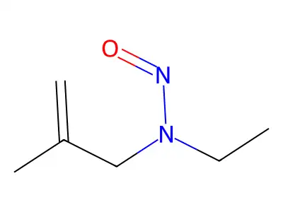 Allylamine, N-ethyl-2-methyl-N-nitroso- structure