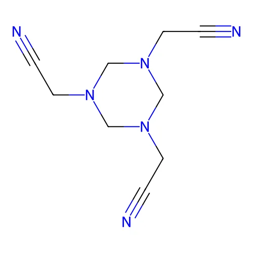 Methyleneaminoacetonitrile trimer structure