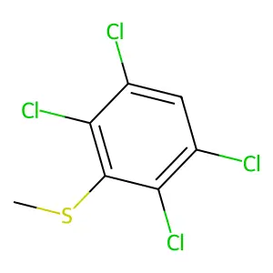 2,3,5,6-Tetrachlorothioanisole structure