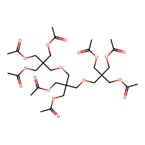 Tripentaerythritol octaacetate structure