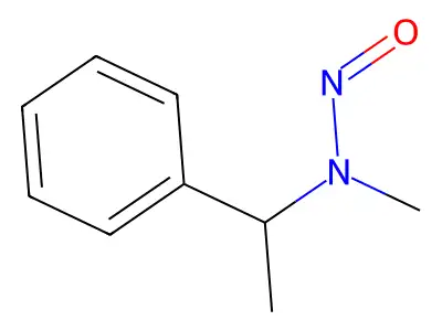 Benzylamine, alpha,N-dimethyl-N-nitroso- structure