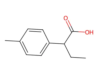 2-(4-Methylphenyl)butanoic acid structure
