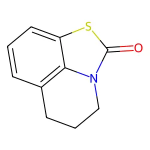 Thiazolo(5,4,3-ij)quinolin-2-one, 2H,4H-,5,6-dihydro- structure