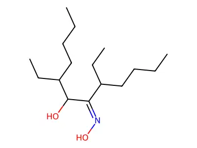 5,8-Diethyl-7-hydroxydodecan-6-one oxime structure