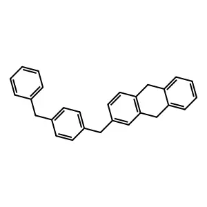 Anthracene, 9,10-dihydro-2-[[4-(phenylmethyl)phenyl]methyl]- structure