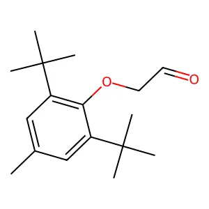 Acetaldehyde, 2-(2,6-bis(1,1-dimethylethyl)-4-methylphenoxy)- structure