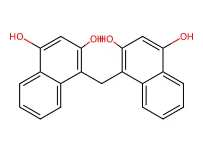 1,3-Naphthalenediol, 4,4'-methylenedi- structure