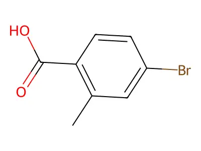 4-Bromo-2-methylbenzoic acid structure