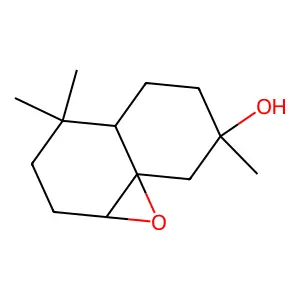 3H-Naphth[1,8a-b]oxiren-7-ol, octahydro-4,4,7-trimethyl- structure