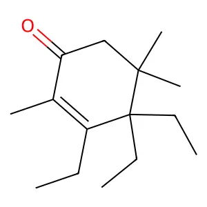 2-Cyclohexen-1-one, triethyltrimethyl- structure