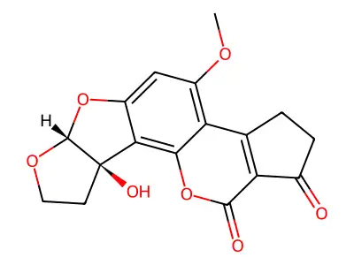 AFLATOXIN M2 structure