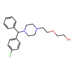 Hydroxyzine structure