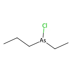 Arsine, chloroethylpropyl- structure