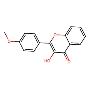 3-Hydroxy-4'-methoxyflavone structure