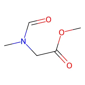 Glycine, N-formyl-N-methyl-, methyl ester structure
