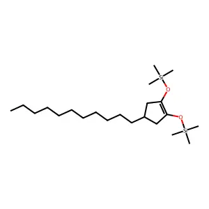 1,2-Bis[(trimethylsilyl)oxy]-4-undecylcyclopentene structure