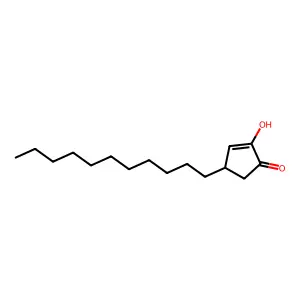 2-Cyclopenten-1-one, 2-hydroxy-4-undecyl- structure