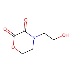 4-(2-Hydroxyethyl)morpholine-2,3-dione structure