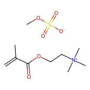 (2-(Methacryloyloxy)ethyl)trimethylammonium methyl sulfate structure