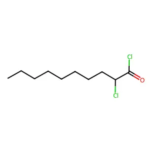 Decanoyl chloride, 2-chloro- structure