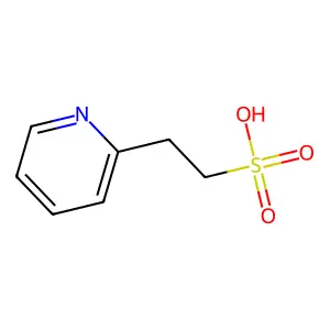2-Pyridineethanesulfonic acid structure