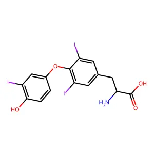 Liothyronine structure