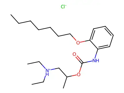 Carbizocaine hydrochloride structure