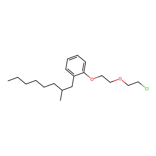 1-[2-(2-Chloroethoxy)ethoxy]-2-(2-methyloctyl)benzene structure