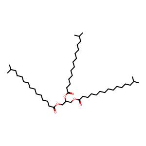 Isohexadecanoic acid, 1,1',1''-(1,2,3-propanetriyl) ester structure