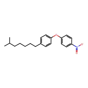 Benzene, 1-isooctyl-4-(4-nitrophenoxy)- structure