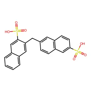 3,6'-Methylenebisnaphthalene-2-sulfonic acid structure