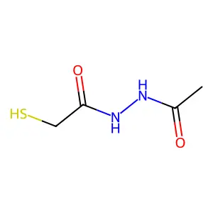 Hydrazine, 1-acetyl-2-(mercaptoacetyl)- structure