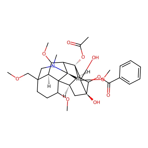 Hypaconitine structure