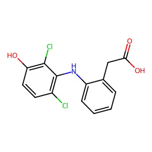 3'-Hydroxydiclofenac structure