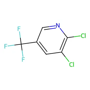 2,3-Dichloro-5-(trifluoromethyl)pyridine structure