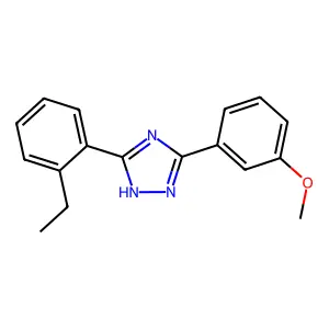 Diphenytriazol structure