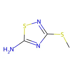 5-Amino-3-(methylthio)-1,2,4-thiadiazole structure